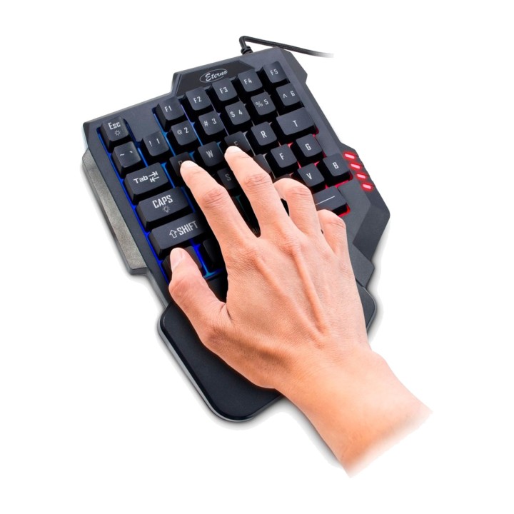 INTER-TECH Tastiera gaming a una mano KB-3035-RGB-USB