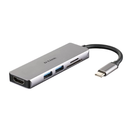 hub usb-c multipuerto con hdmi y lector de tarjetas