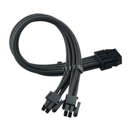 cable alargador mallado de alimentación para cpu 8p 4+4 0,3m