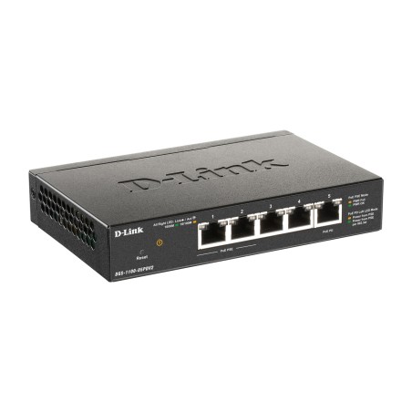 switch gestito a 5 porte alimentato tramite poe -gigabit