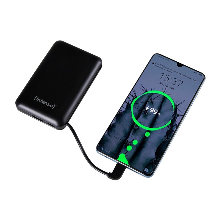 INTENSO Powerbank mit integriertem USB-C-Kabel XC10000