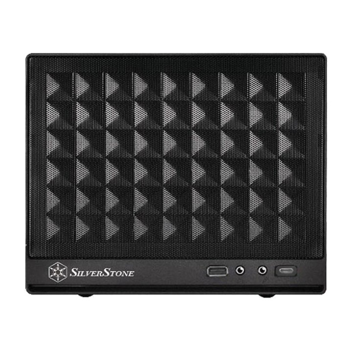 SILVERSTONE Case per PC a cubo con pannello frontale in mesh