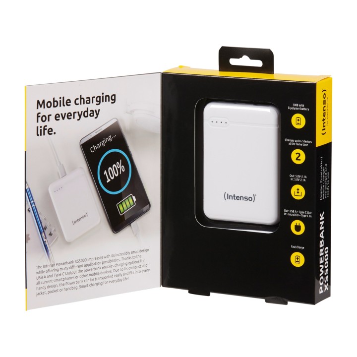 INTENSO Batería externa para móvil XS5000 5000MAH 7313522 1641684