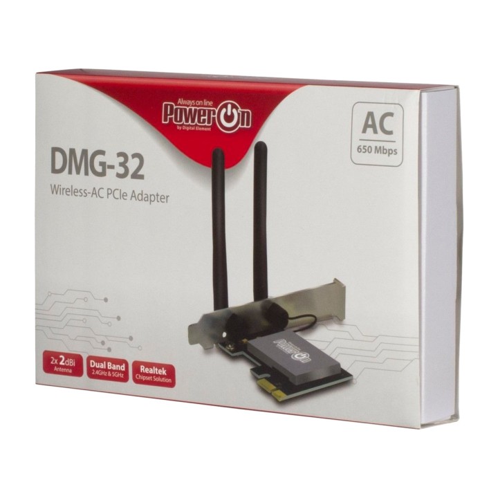 INTER-TECH Scheda di rete wireless PCIe DMG-32-WIFI 5