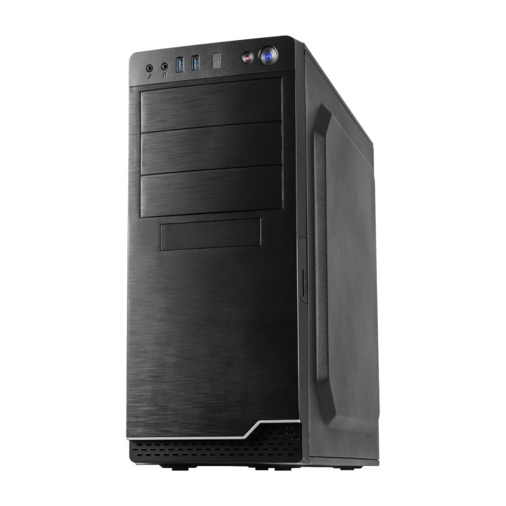 INTER-TECH Boîtier PC moyen tour avec alimentation