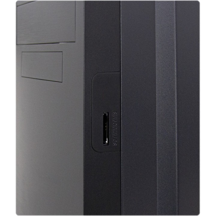 INTER-TECH Boîtier PC moyen tour avec alimentation