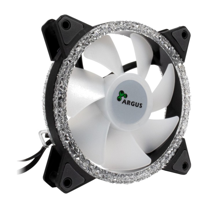 INTER-TECH Ventola RGB per case PC RS-071 PWM 120MM 1200RPM