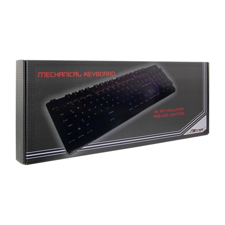INTER-TECH Tastiera meccanica gaming NK-2000ME-QWERTZ-RGB