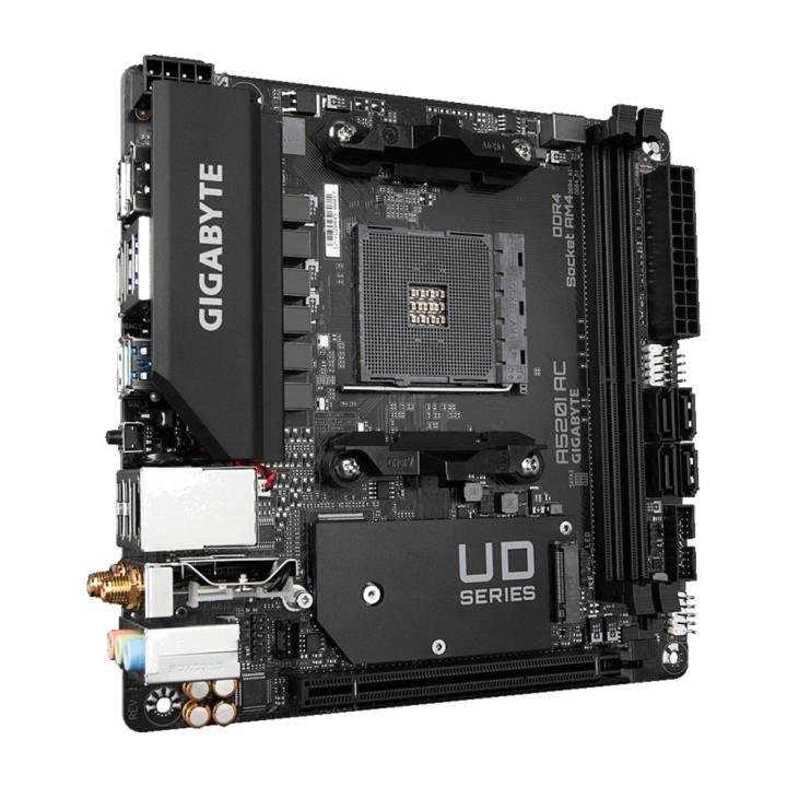 GIGABYTE Mini-ITX motherboard for AMD A520I AC AM4 1674181