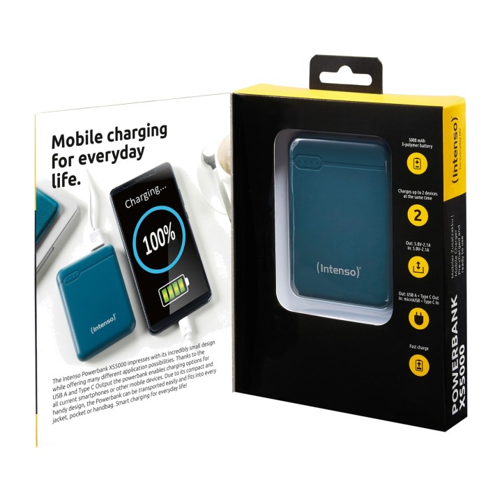 INTENSO Batterie externe pour téléphone portable XS5000