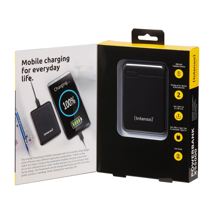 INTENSO Lithium-Polymer-Powerbank XS5000 5000MAH 1641672