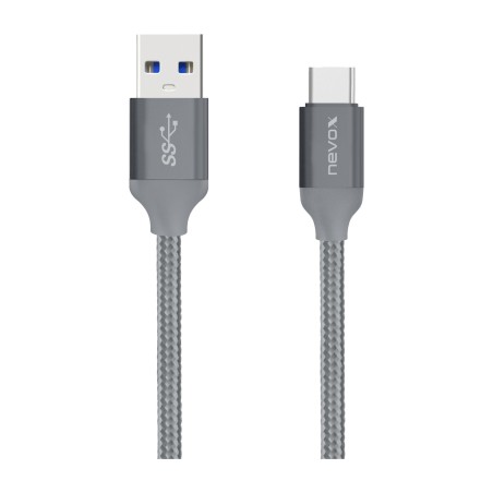 cable trenzado usb-a a tipo c 3.2 gen 2 2m