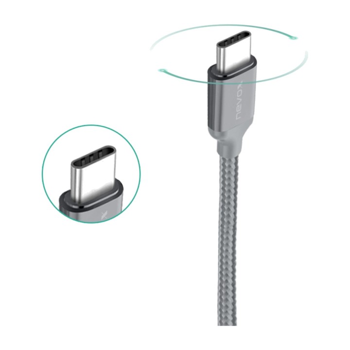 NEVOX Cable trenzado USB-A a tipo C 3.2 GEN 2 2M 1386100