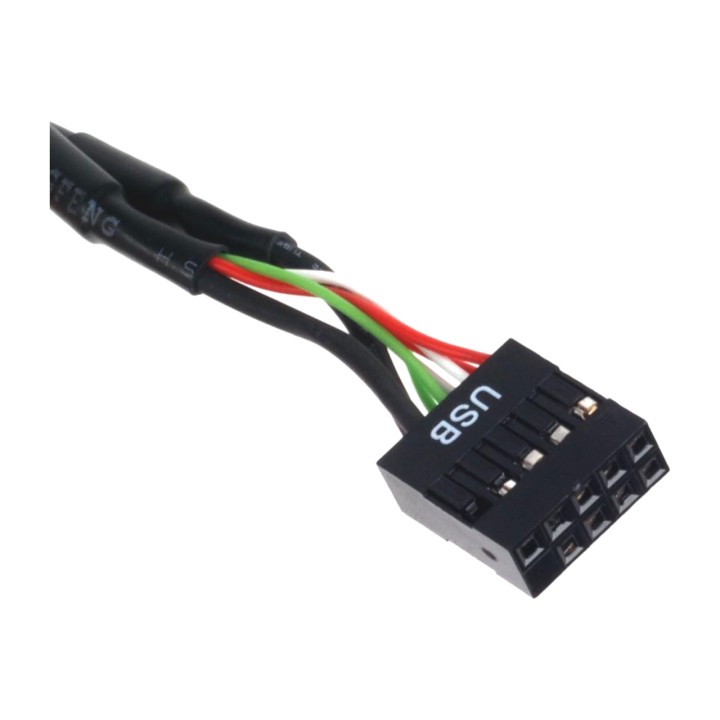 SILVERSTONE Adaptador interno de cabezal para placa base 9P-USB 2.0 A 19P 3.0 1486082