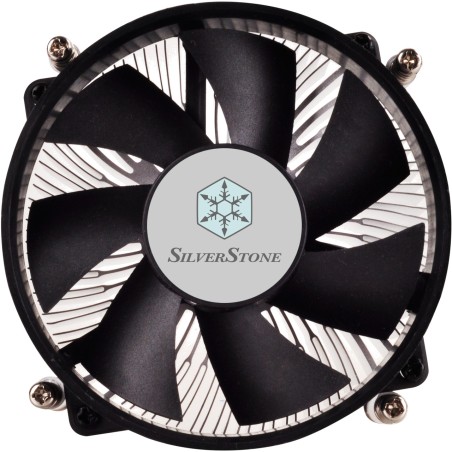 refroidisseur de cpu à profil bas avec ventilateur sst-nt09-115x lga115x lga1200 92mm