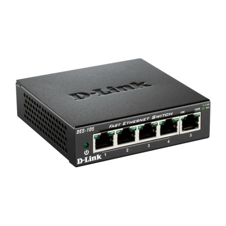 5-port unmanaged switch des-105 10/100