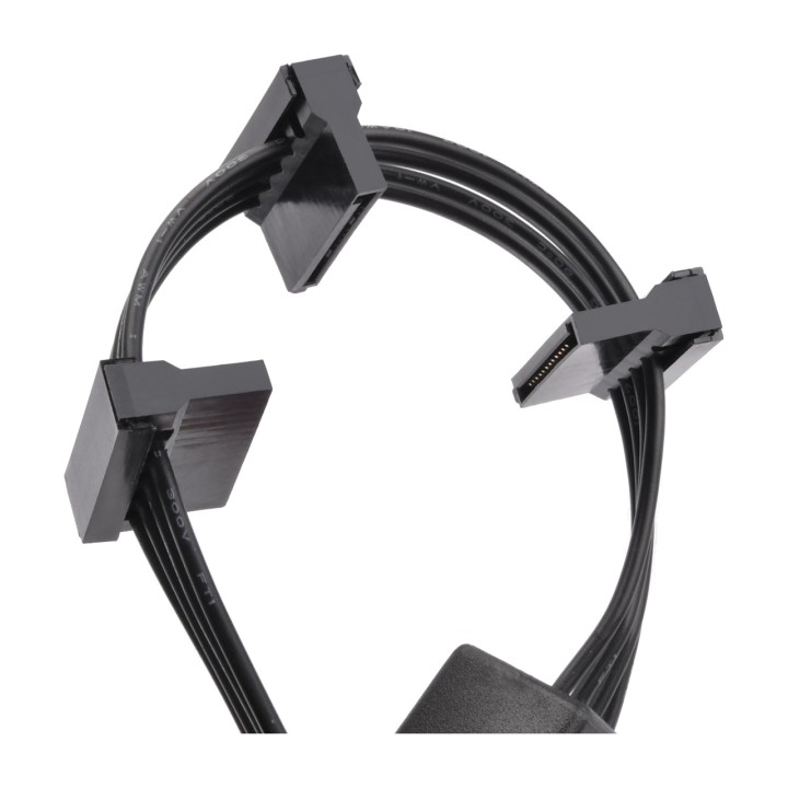 SILVERSTONE Daisy-chain power extension cable for 4 drives