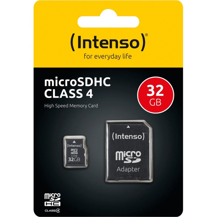 INTENSO Carte mémoire microSDHC CLASE-4 32GB 1085619