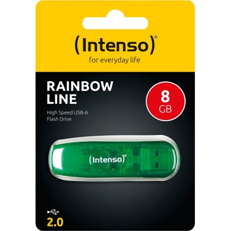 memoria usb 2.0 rainbow line 8gb