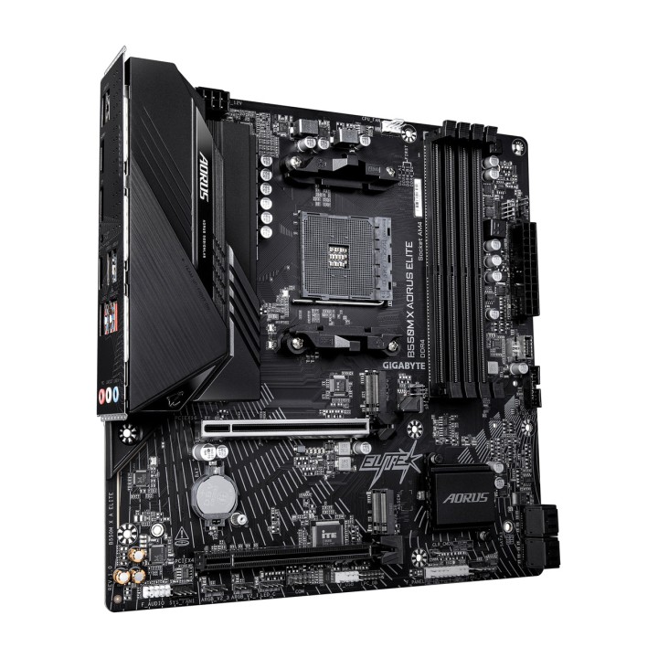 GIGABYTE Placa base micro ATX para AMD B550M X AORUS ELITE AM4 100215555