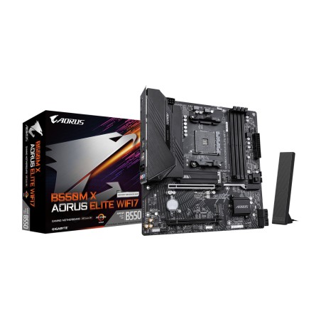 micro atx motherboard for amd b550m x aorus elite wifi7 am4