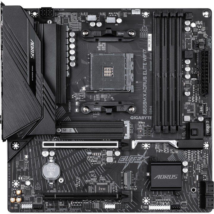 GIGABYTE Carte mère micro ATX pour AMD B550M X AORUS ELITE