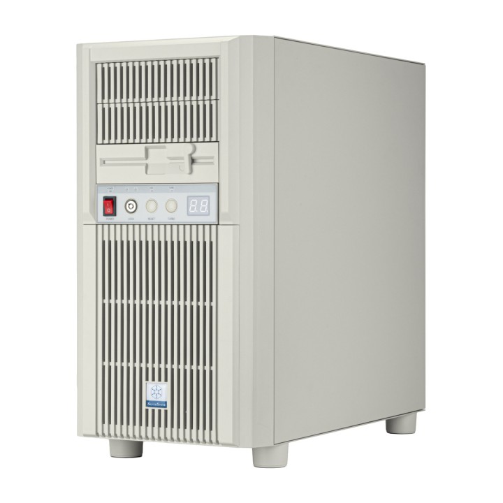 SILVERSTONE Caja de PC semitorre retro FLP03 MICRO-ATX 100209277