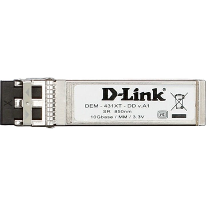 D-LINK Transceptor de fibra óptica SFP+ 10GBASE-SR 850NM