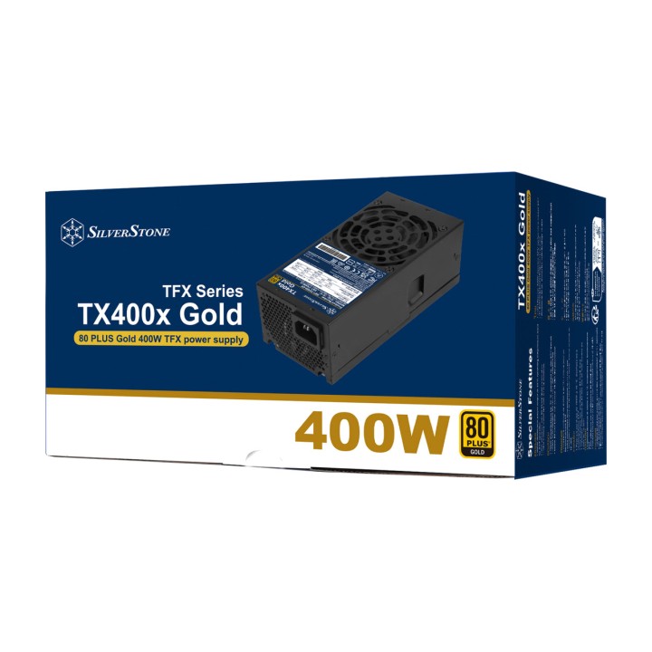 SILVERSTONE Fuente de alimentación TFX para PC TX400X GOLD 400W 100205650