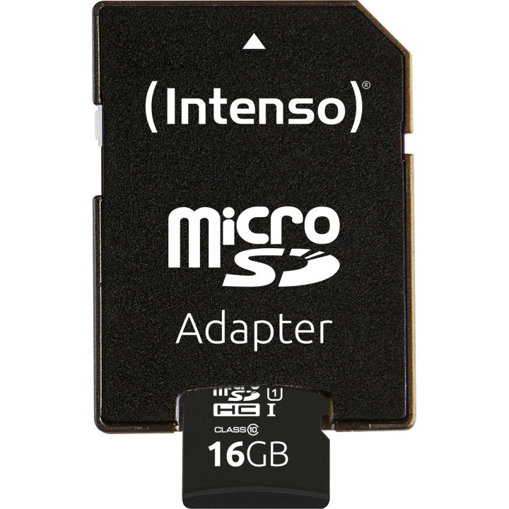 INTENSO microSDHC memory card UHS-I-PREMIUM-CLASE 10 U1 16GB