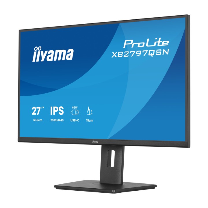 IIYAMA Monitor IPS con pie regulable en altura PROLITE- 27" QHD 100205158
