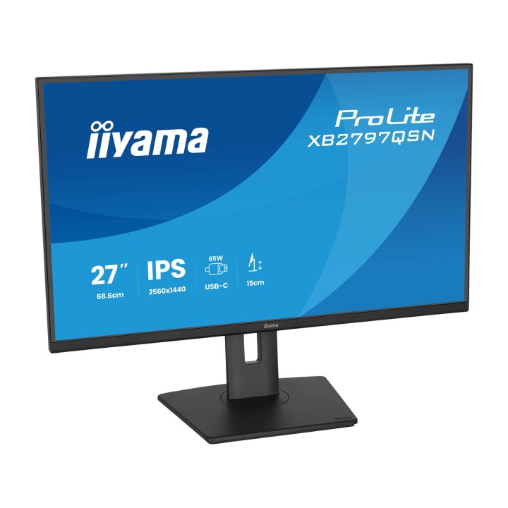 IIYAMA Monitor IPS con pie regulable en altura PROLITE- 27" QHD 100205158