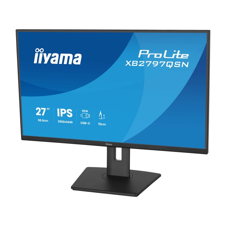 IIYAMA Écran IPS avec pied réglable en hauteur PROLITE- 27"