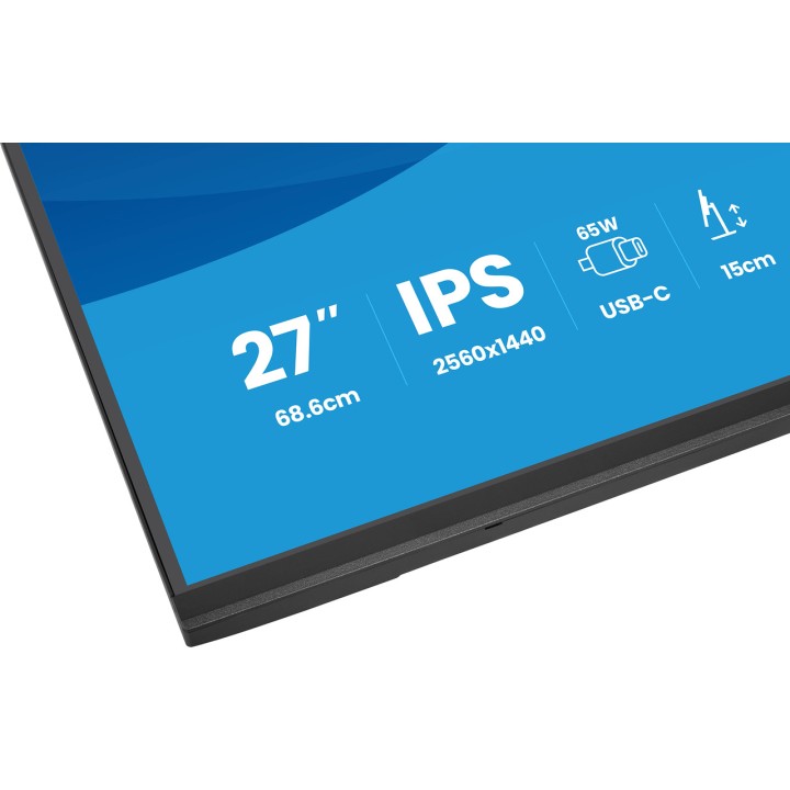 IIYAMA Monitor IPS con pie regulable en altura PROLITE- 27" QHD 100205158