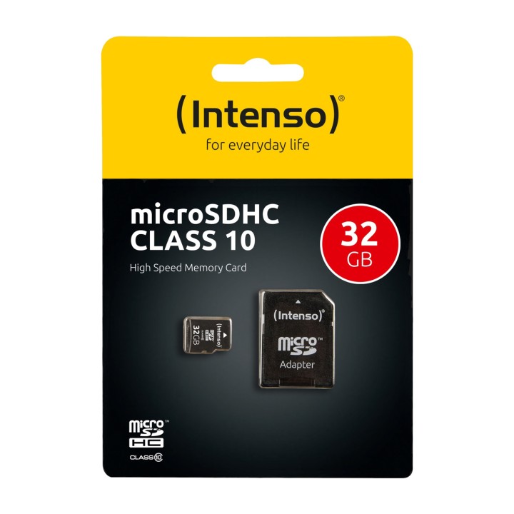 INTENSO Carte mémoire microSDHC CLASE-10 32GB 3413480