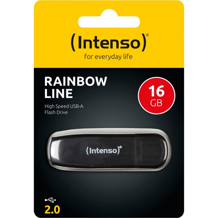 INTENSO Pamięć USB RAINBOW LINE 2.0 16GB 1085508