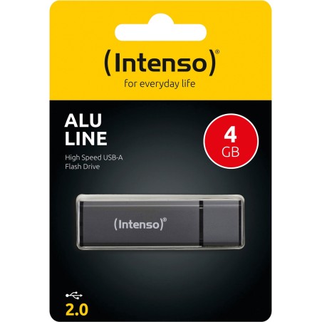 memoria usb 2.0 alu-line 4gb