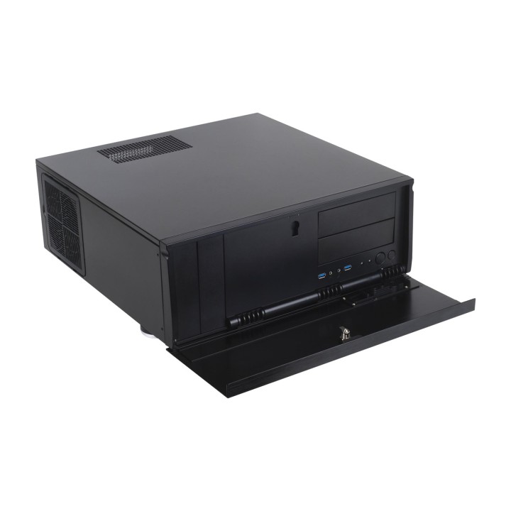 SILVERSTONE Caja de PC sobremesa GRANDIA-GD07 HTPC-E-ATX-USB 3.0 SST-GD07B 1007723
