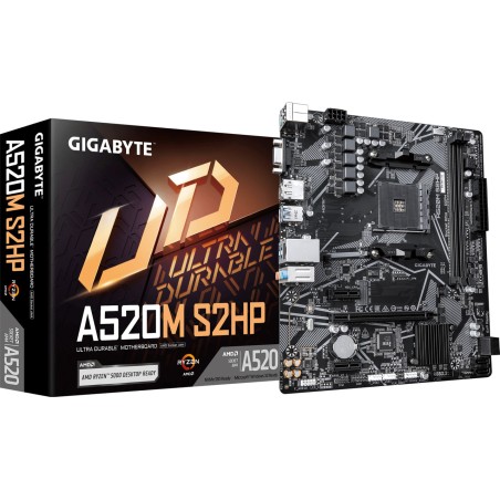 placa base micro atx para amd a520m s2hp am4