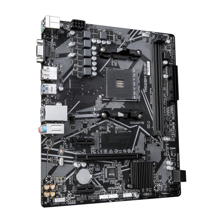 GIGABYTE Micro ATX motherboard for AMD A520M S2HP AM4