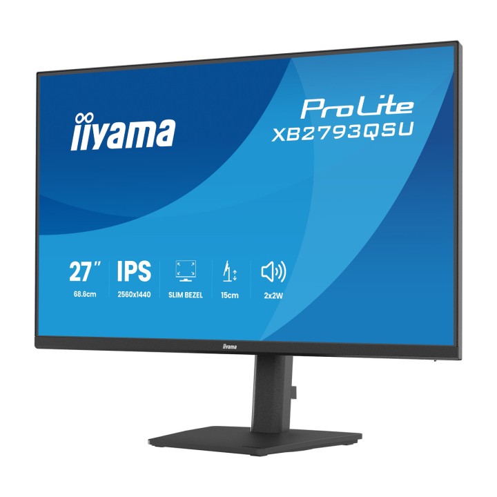 IIYAMA IPS monitor with height-adjustable stand PROLITE- 27"
