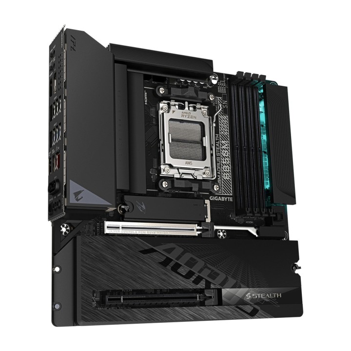 GIGABYTE Micro ATX motherboard for AMD B850M AORUS STEALTH