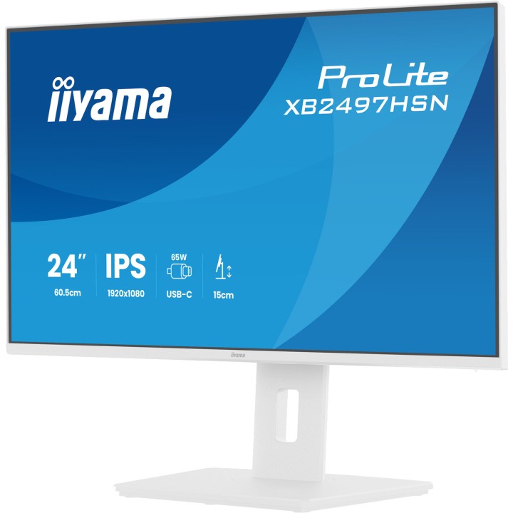 IIYAMA Monitor IPS con supporto regolabile in altezza