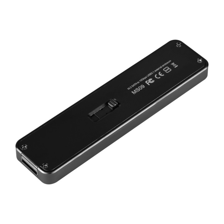 SILVERSTONE Externes SSD-Gehäuse MS09 M.2-SATA-USB-A 3.2 GEN
