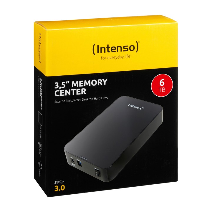 INTENSO Zewnętrzny dysk twardy 3,5" MEMORY CENTER 6TB