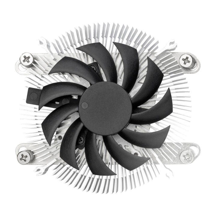 SILVERSTONE Disipador de CPU perfil bajo con ventilador SST-NT07-AM5 AM4 AM5 80MM 100205647
