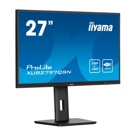 monitor ips con supporto regolabile in altezza prolite- 27" qhd