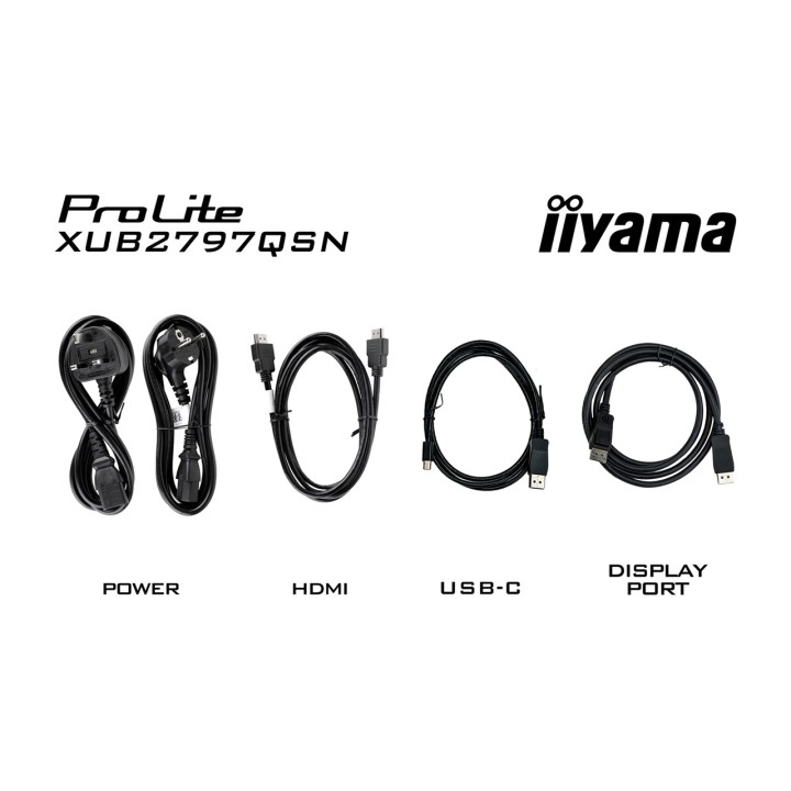 IIYAMA IPS monitor with height-adjustable stand PROLITE- 27"