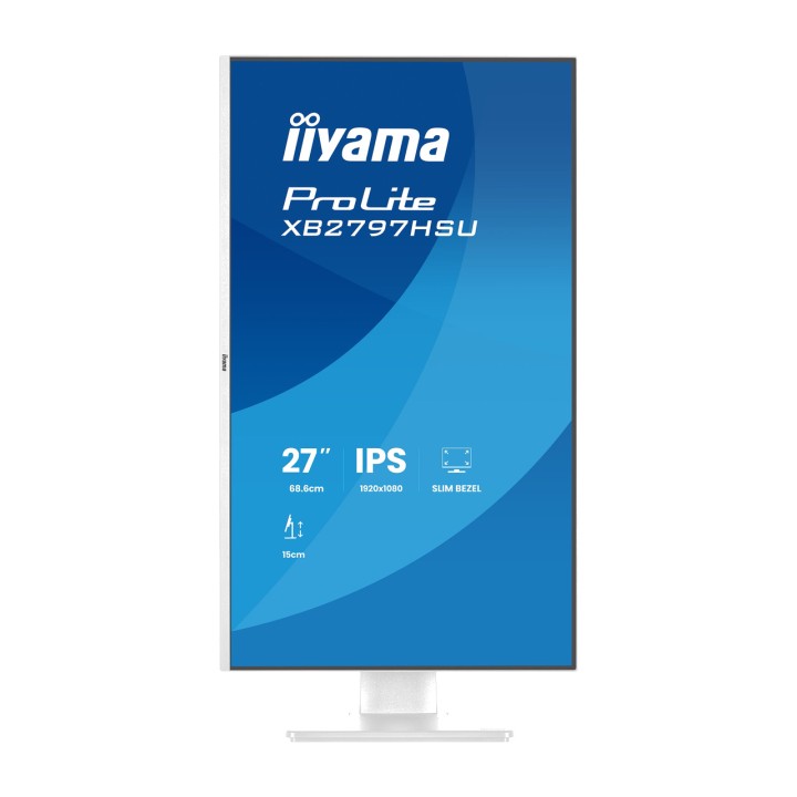 IIYAMA Monitor IPS con pie regulable en altura PROLITE- 27"