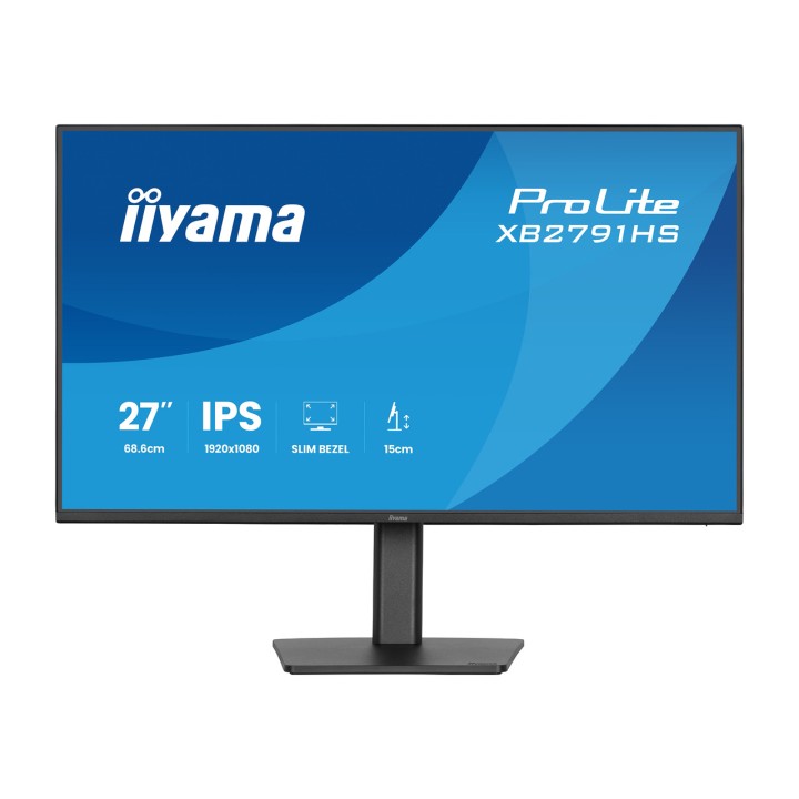 IIYAMA Monitor IPS con pie regulable en altura PROLITE- 27"